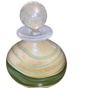 Elegant Hand painted/signed by artist perfume bottle